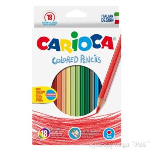 Цветни моливи Carioca 18 цвята