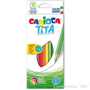 Цветни моливи Tita Carioca 12 цвята