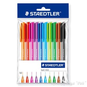 Химикалка Staedtler 432 M - 10 цвята