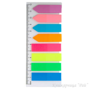 Лепящи индекси Axent PVC 8х25 цвята Микс