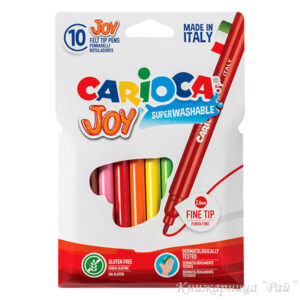 Флумастери Carioca JOY - 10 цвята